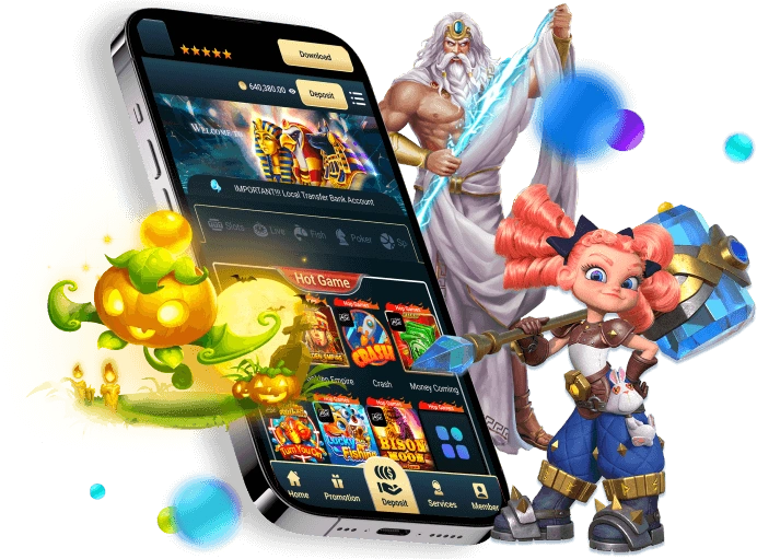 Người chơi trải nghiệm game trên điện thoại di động